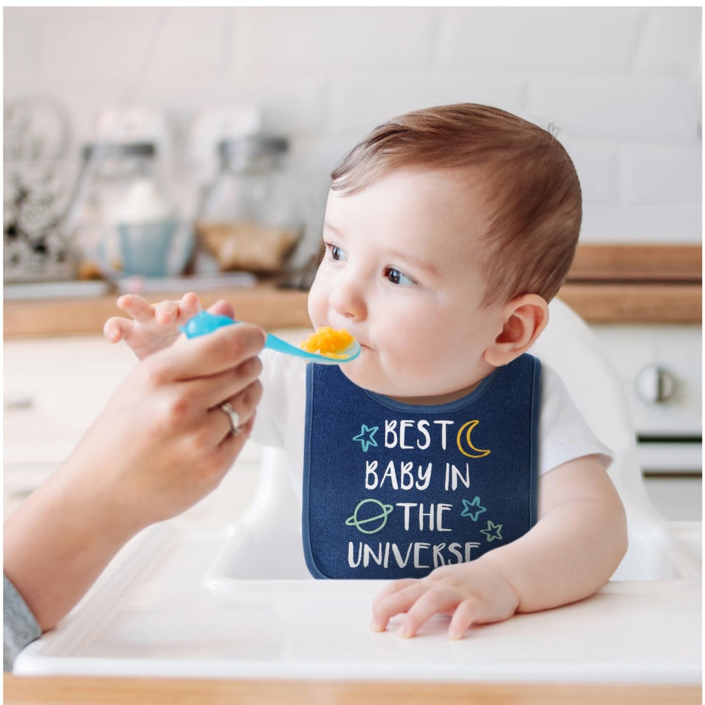 The Peanutshell - Juego de baberos de rizo para bebé niño o niña, 10-100% algodón, suaves, absorbentes para niños y niñas, conjunto de baberos unisex para bebé o niña, babero recién nacido y bebé,