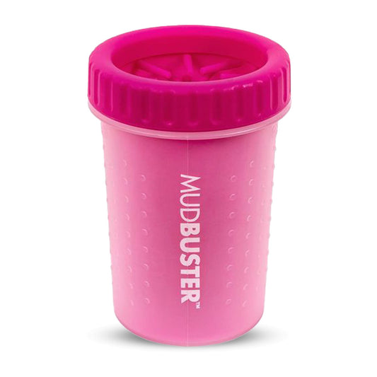 Dexas MudBuster Limpiador portátil para patas de perro, Rosado, Mediano