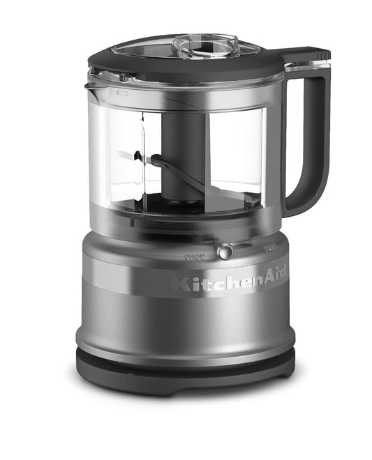 KitchenAid KFC3516CU Picador de alimentos 3,5 tazas, Plateado Contour, Una talla, 1, Contour Silver