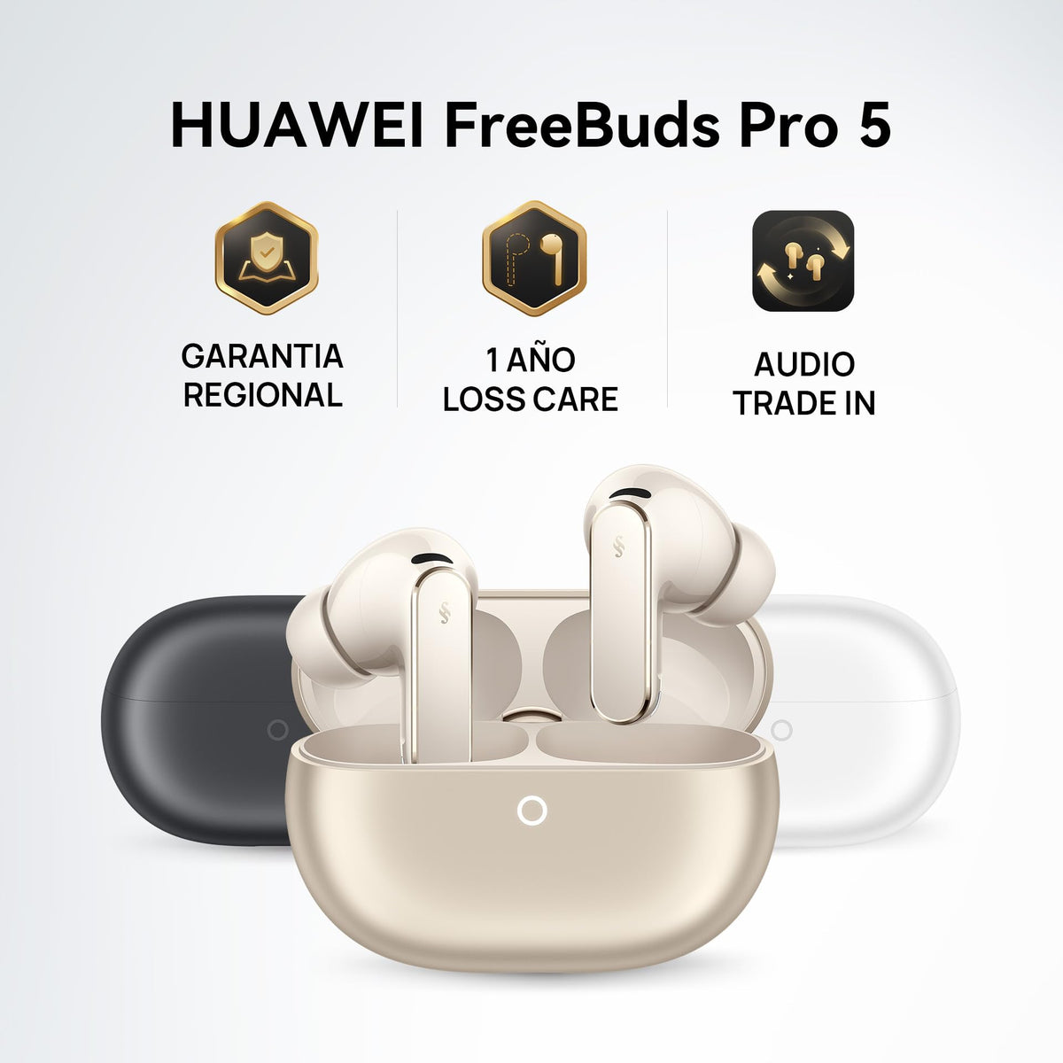 Audífonos Inalámbricos HUAWEI FreeBuds Pro 5 Blanco Avanzados