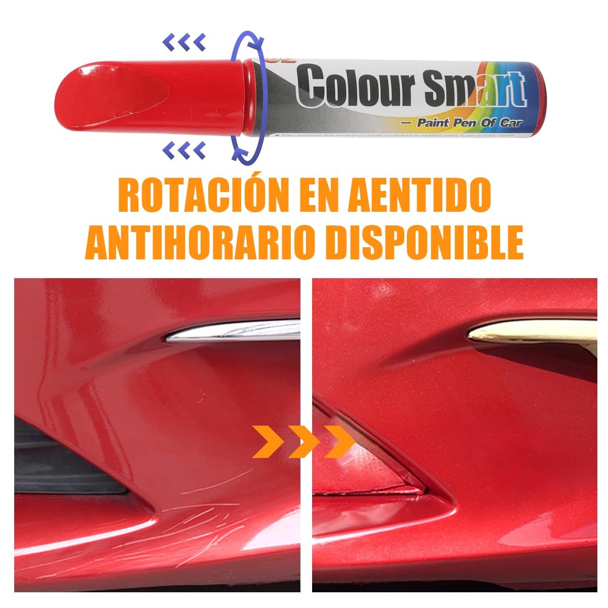 2 Piezas Bolígrafo Pintura Retoque Automotriz,Pintura para Carro,Removedor de Rayones para Arañazos Leves,Pintura para Rayones para Automotriz Carro,Autos, Motocicleta,Barco,MetáLicas o de Plástico