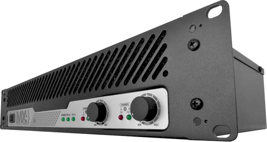 Backstage MX-4 Amplificador de potencia 400 W RMS 2 Canales Clase AB 2 Ohms Estable 410 W Bridge Ideal para Instalaciones Fijas