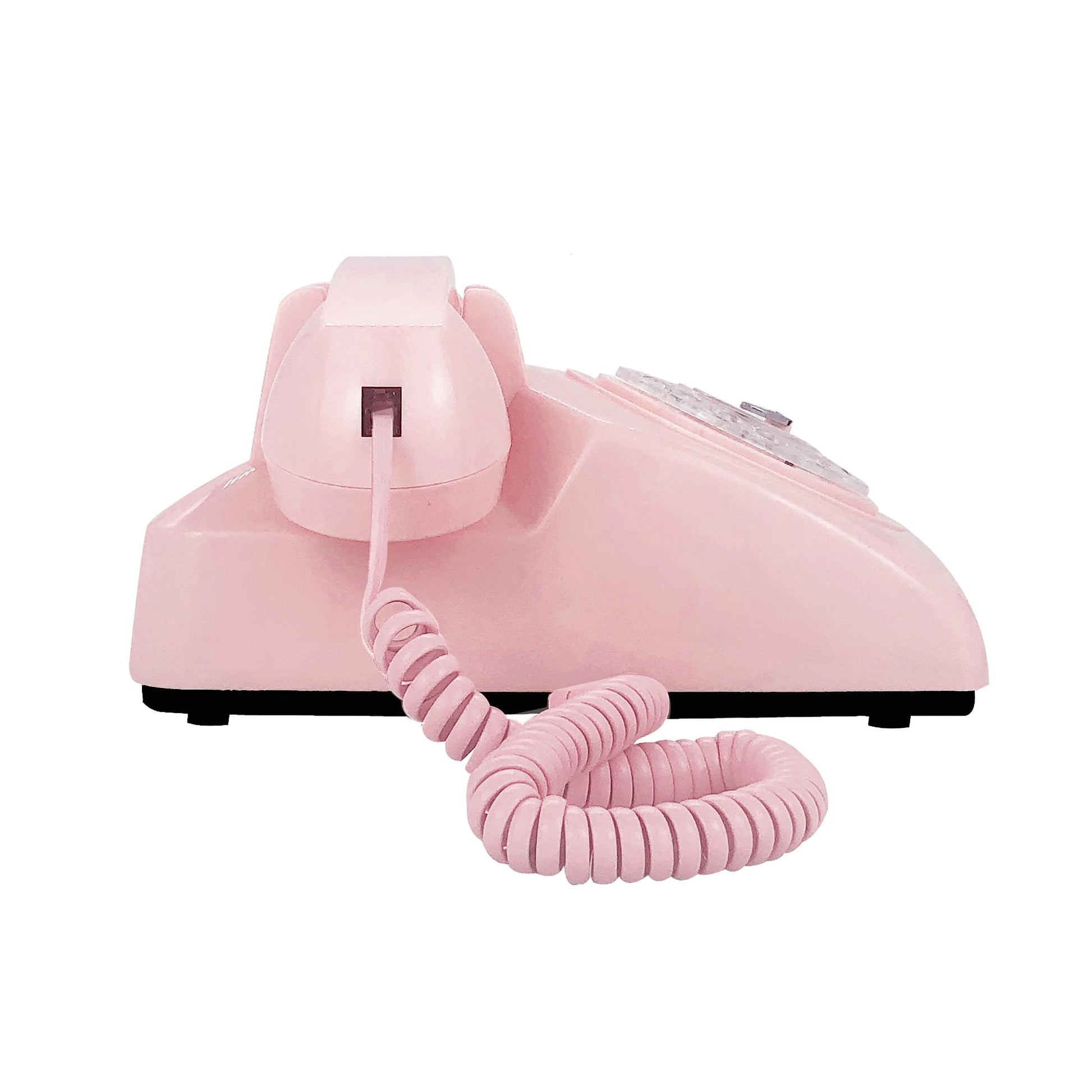 TelPal - Teléfono retro de una línea con cable de computadora, esfera giratoria clásica, estilo clásico, manos libres, teléfono fijo para el hogar, la oficina/hotel, teléfonos antiguos para personas