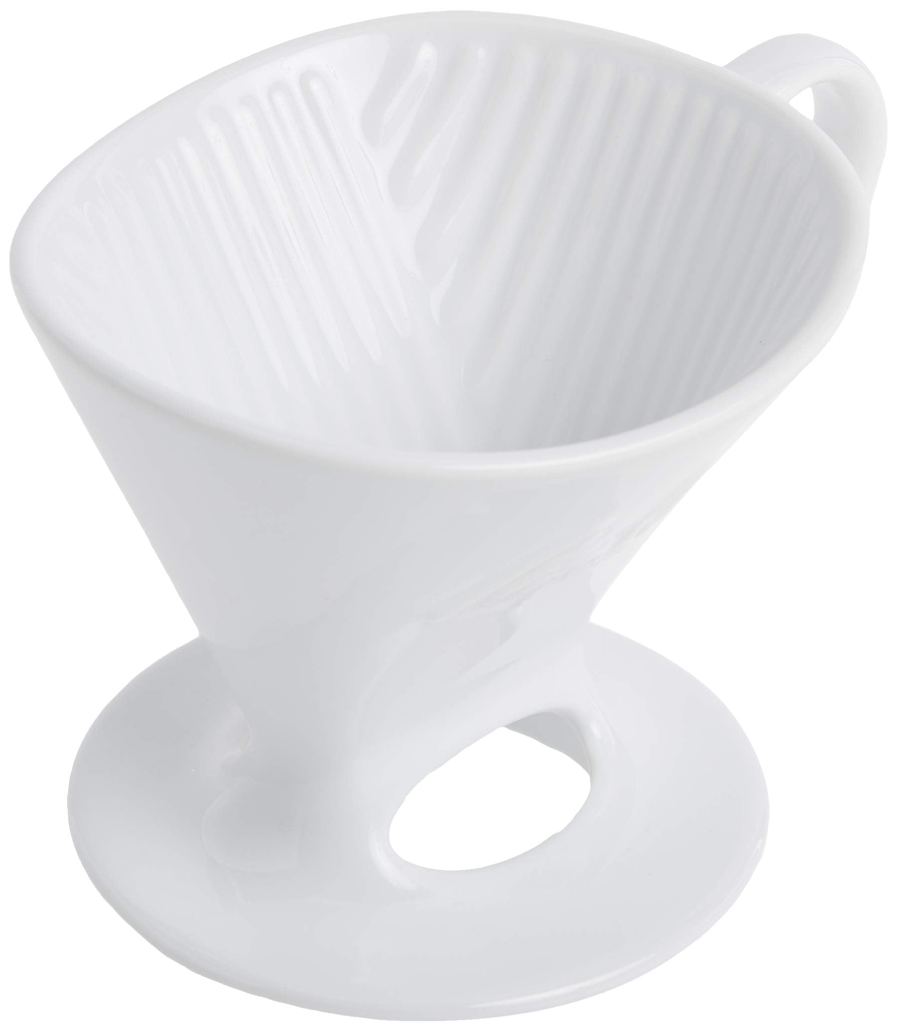 Cafetera Melitta Brillante Blanco Ceramic Signature Series de Vertido