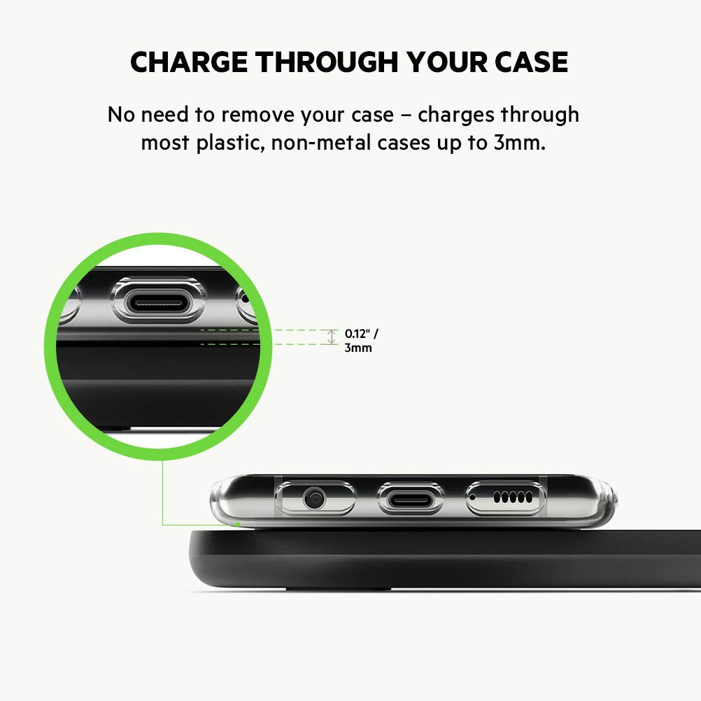 Belkin WIZ002TTBK Base de carga inalámbrica doble BOOST CHARGE ,Negro