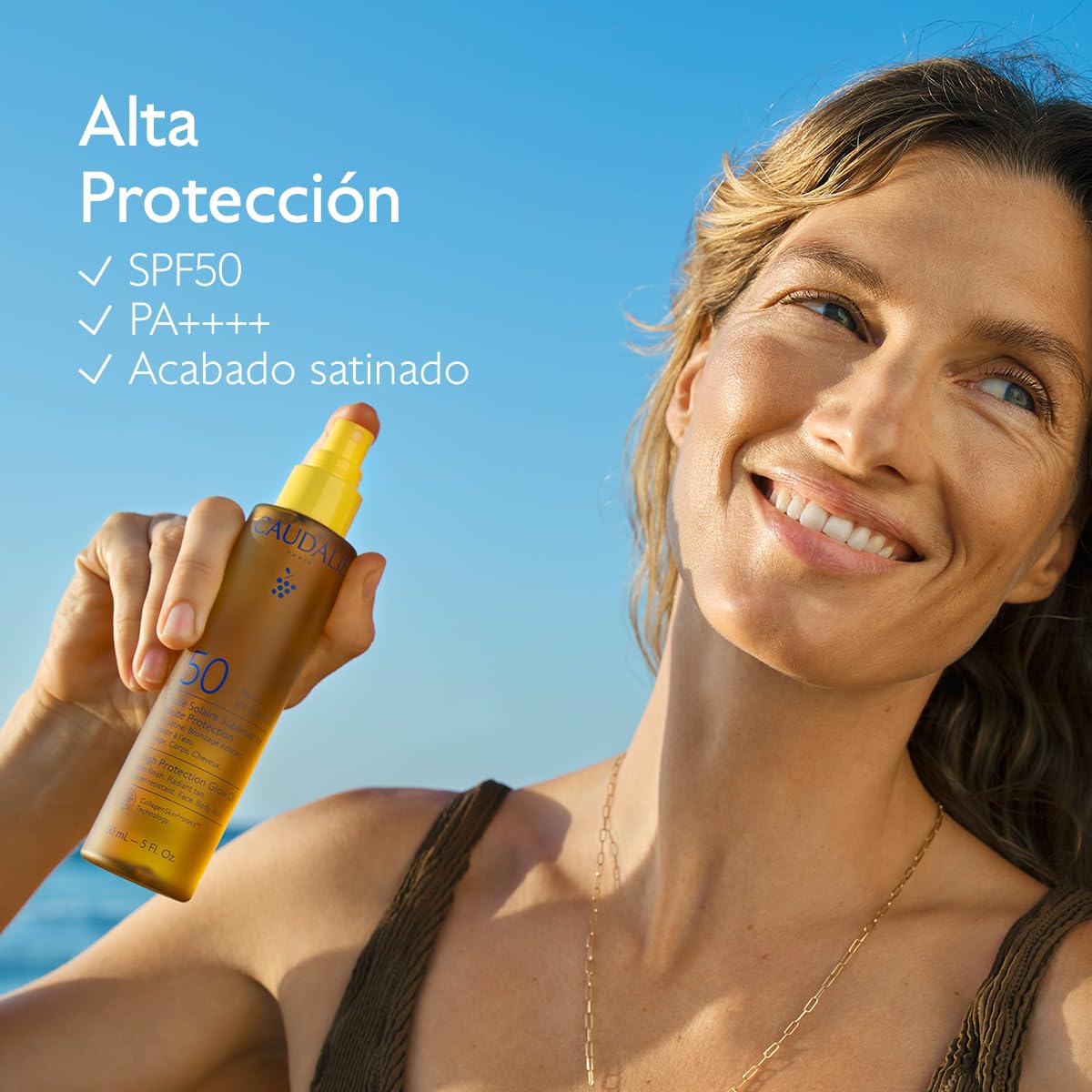 Caudalie Aceite brillante de alta protección SPF50-150 ml