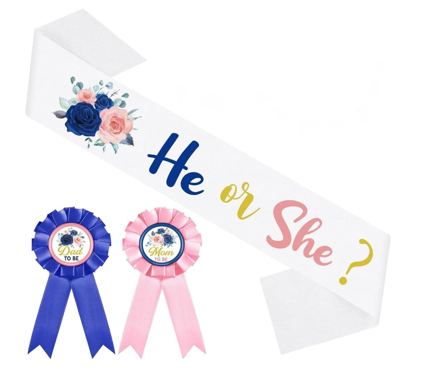 PATICARRY - Pin temático de mamá para ser y papá para ser hojalata para baby shower, niño o niña, banda de revelación de género, rosa, azul, rosa, bienvenida, bebé, regalo de nueva mamá para