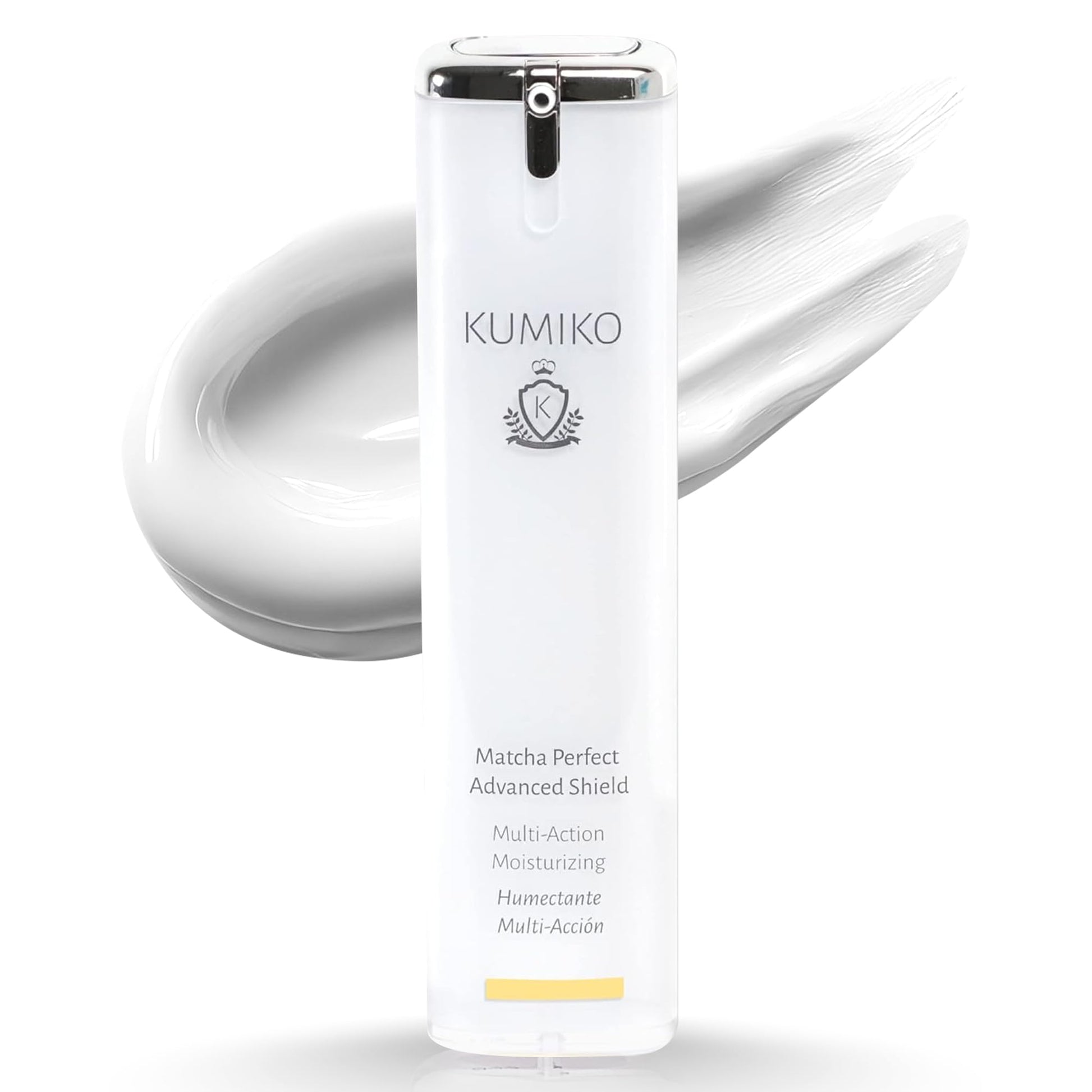 KUMIKO Matcha Perfect Advanced Shield Crema Hidratante Facial Piel Grasa de Acción Múltiple para Todo Tipo de Piel - Suavidad y Juventud - 6.74 oz - Diaria Nutrición y Luminosidad