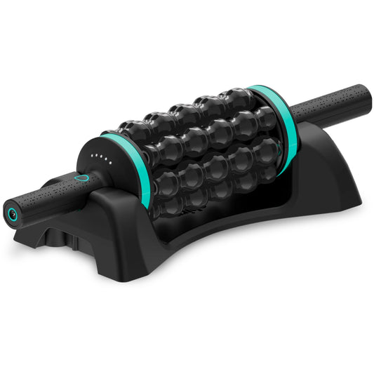 VERSAINSECT Rolling Percussive Massager, Percussive Therapy, Whole Body Relief, Deep Tissue and Muscle Recovery, Percussion Massage, Rechargeable, Hands-Free Base, Powerful, 5-Speed Reversible Spin
