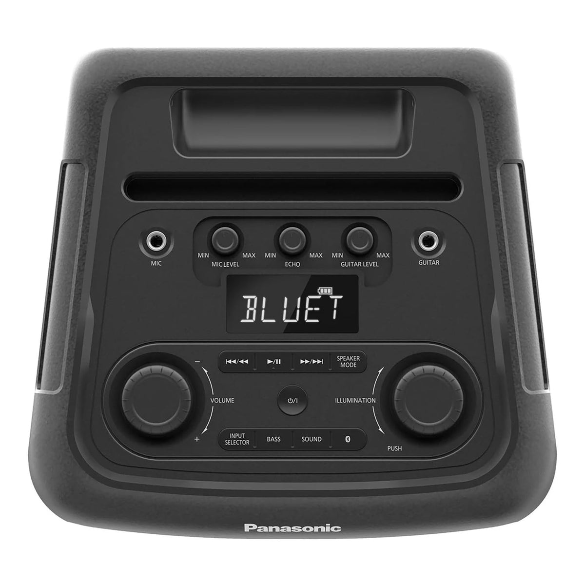 Altavoz Portátil Panasonic 150W Luz Multicolor para Fiesta y Karaoke