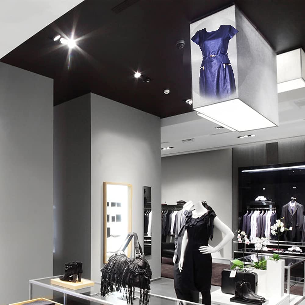 GIWOX Upgrade 3D Holograma Publicidad Pantalla Ventilador 16.5 '', 640P WIFI de alta resolución Ventilador de proyector holográfico 3D con luz LED para tienda comercial Tienda Bar 800 piezas Videos 3D