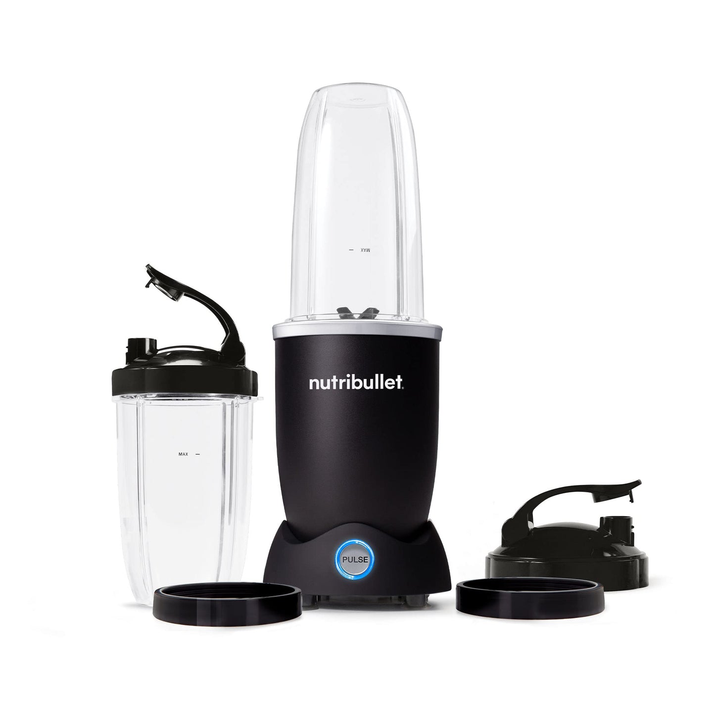 Licuadora Personal Nutribullet Pro+ Negro Mate con Función de Pulso 1200 W