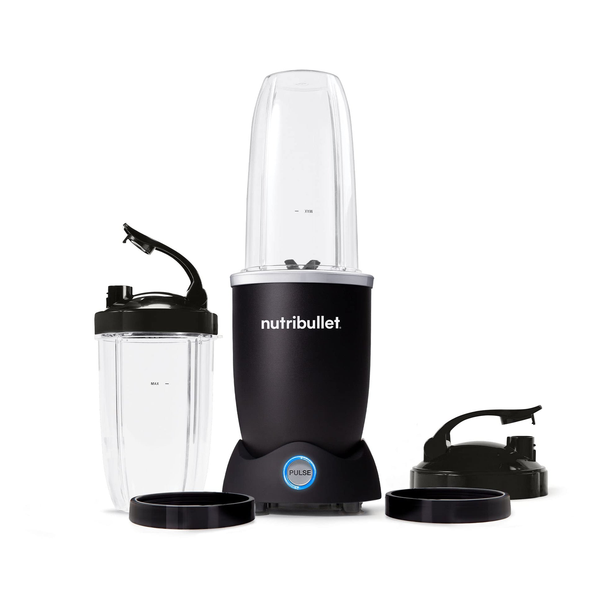 Licuadora Personal Nutribullet Pro+ Negro Mate con Función de Pulso 1200 W