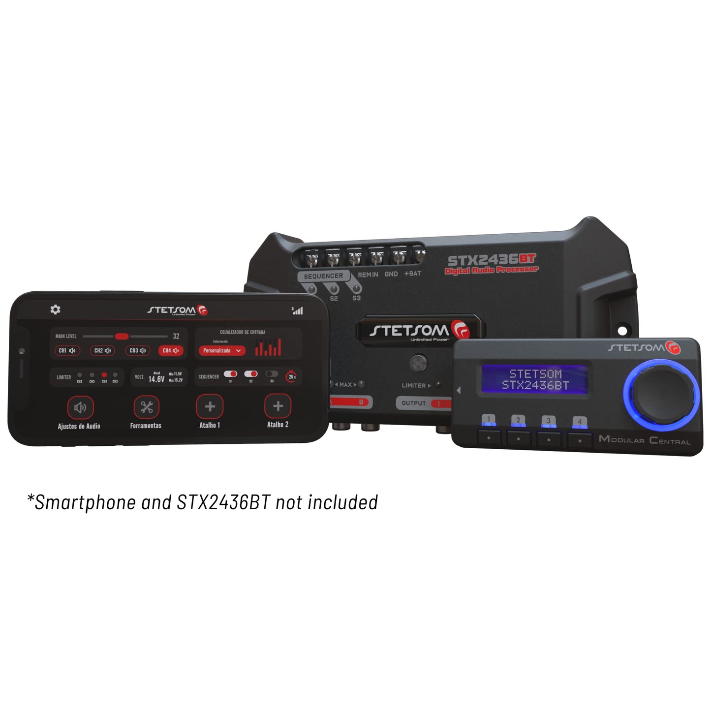 Mando a Distancia Stetsom SMC Modular Central para Procesador de Señal Digital DSP