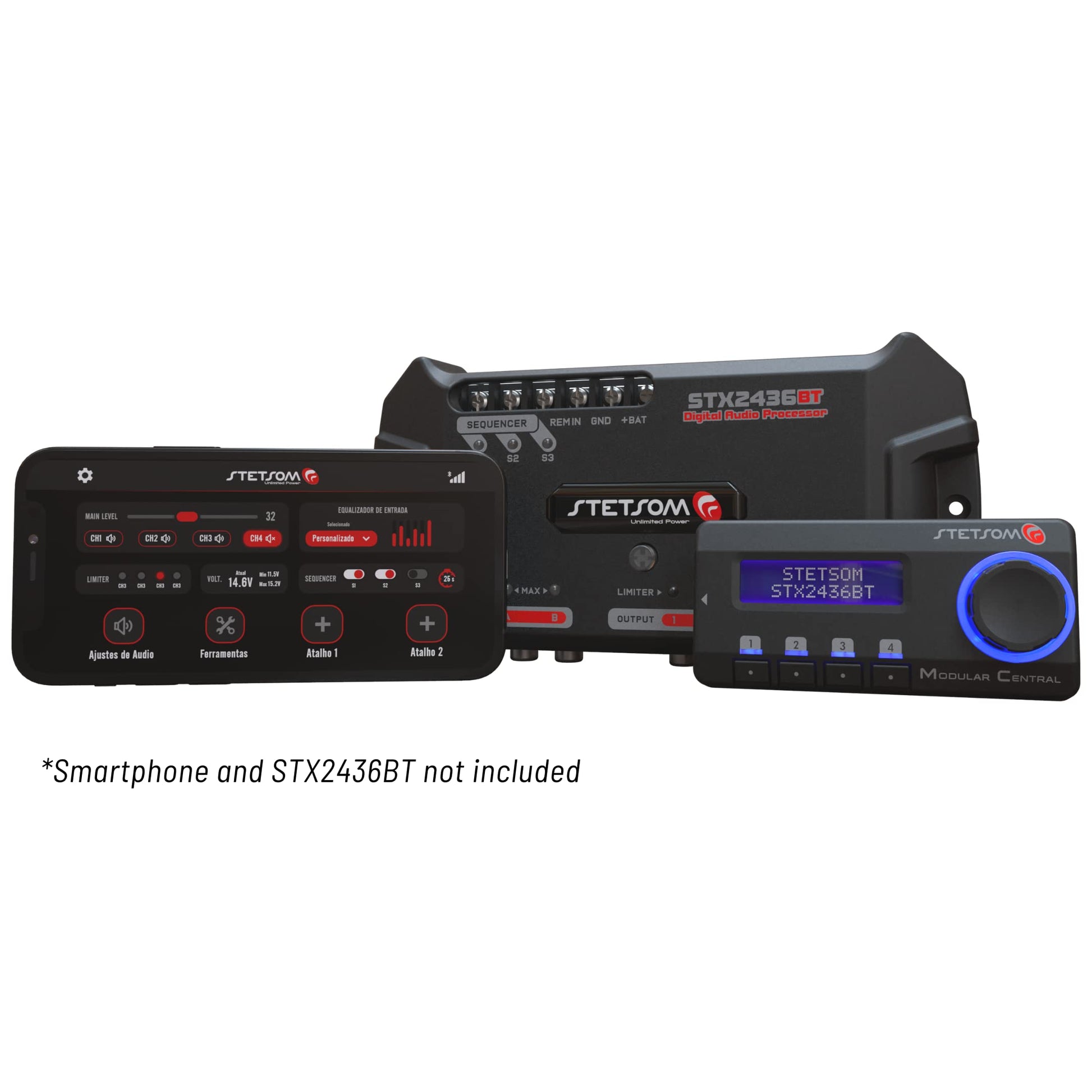 Mando a Distancia Stetsom SMC Modular Central para Procesador de Señal Digital DSP