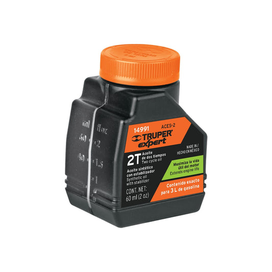 Aceite Sintético para Motor Truper ACES-2 2 Tiempos 60 ml