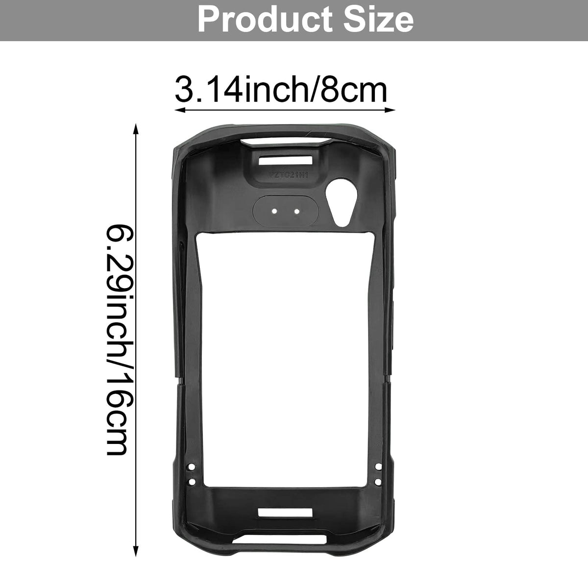 Funda Protectora Zebra Negra Ajuste Preciso para Escáner de Código de Barras