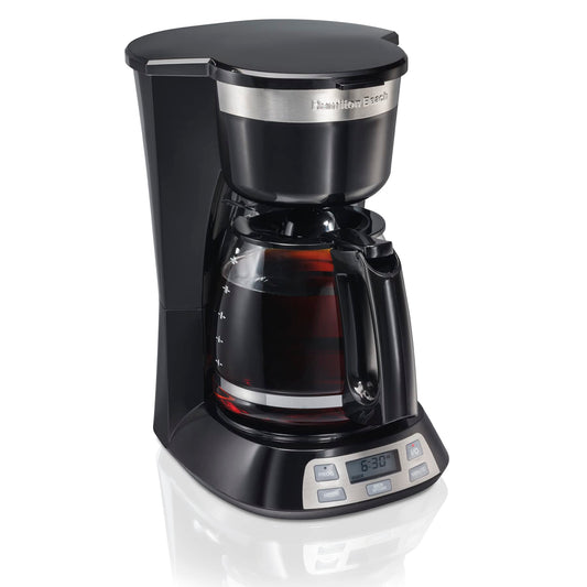 Cafetera Programable Hamilton Beach Negra 12 Tazas
