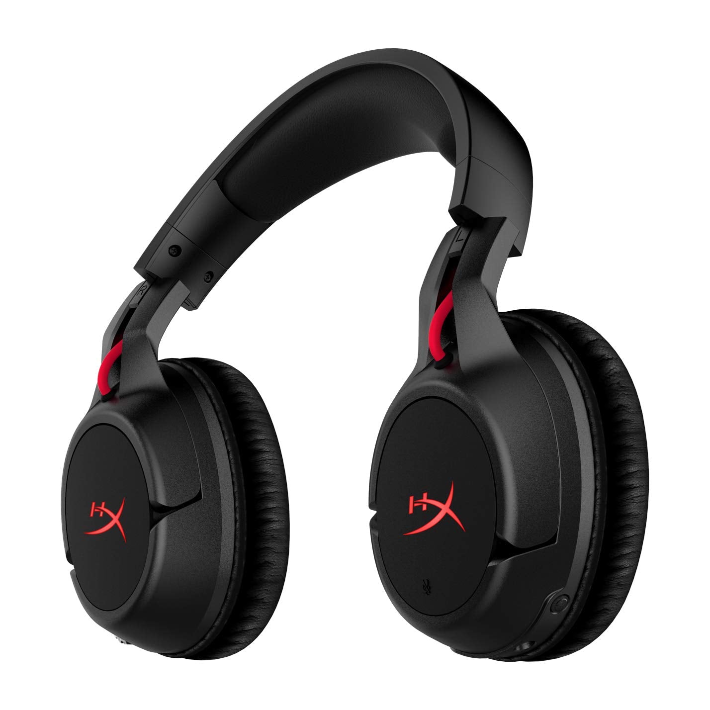 HyperX Cloud Flight - Audífonos para gaming inalámbricos, Batería de larga duración, Micrófono desmontable con cancelación de ruido, Compatible con PS4, PC, PS4 Pro (HX-HSCF-BK/AM)