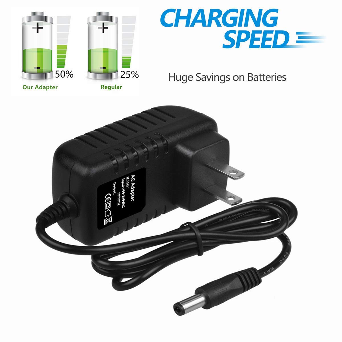 HISPD Adaptador de CA para portátil US1000 3ª edición ultrasónico masajeador de ultrasonido DC fuente de alimentación cable cargador PSU