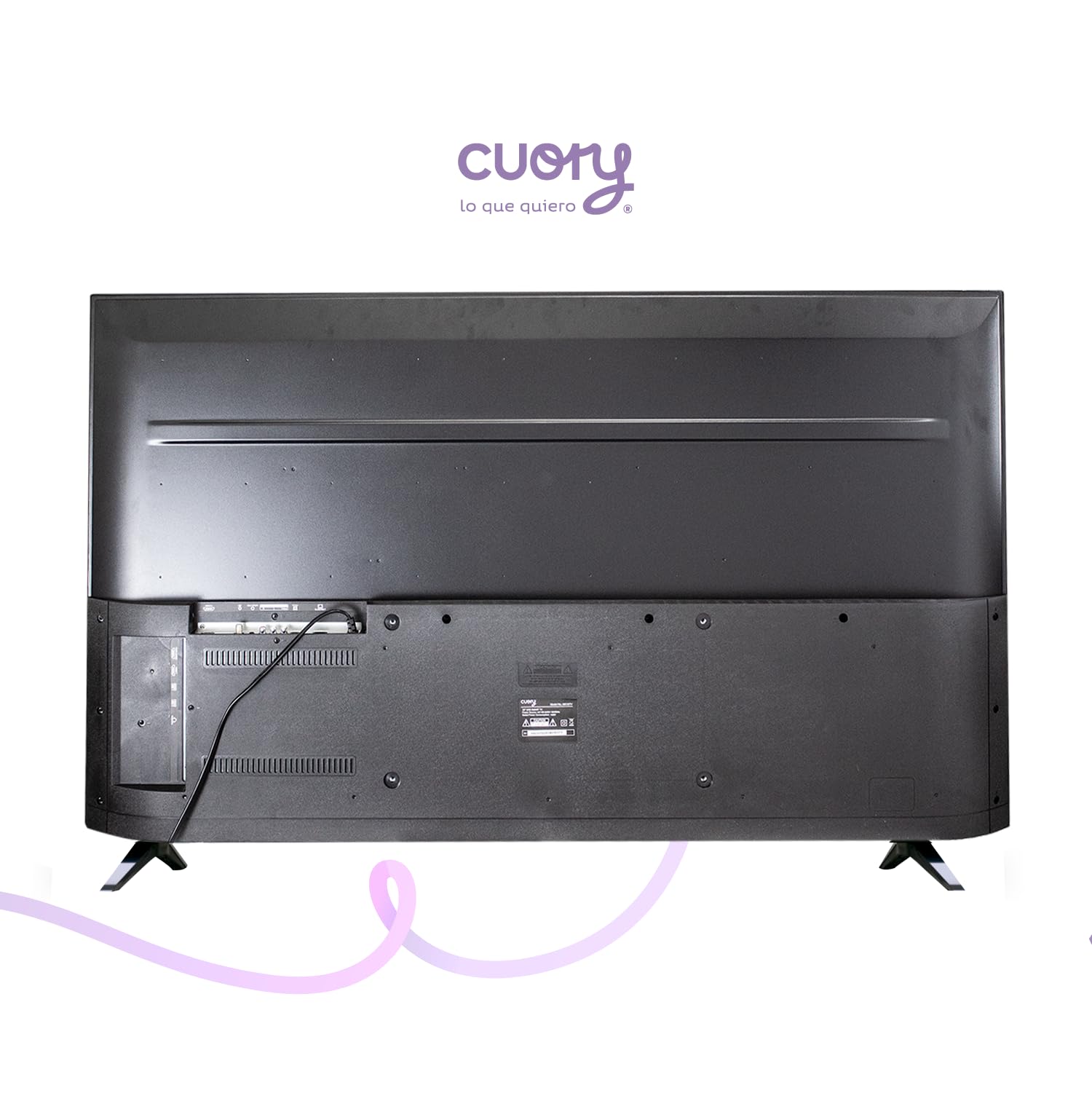 CUORY Smart TV Android Google TV Television Pantalla 55" Pulgadas Dled | Vive en 4K | 4K UHD | HDMI | Audio Dolby | Modo de Juego Funciona con Asistente de Google | Bisel Delgado
