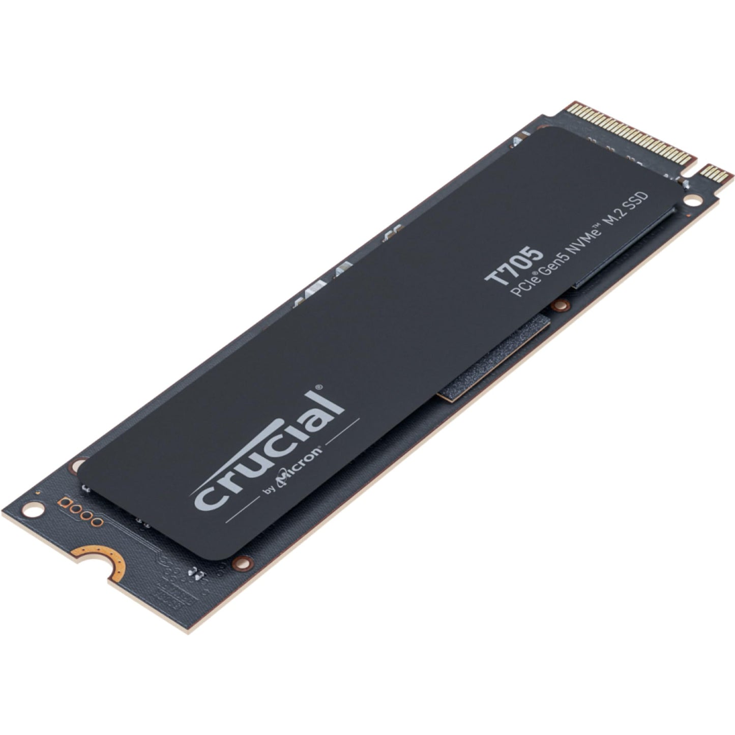 Crucial T705 2TB PCIe Gen5 NVMe M.2 SSD - hasta 14.500 MB/s - Listo para Juegos - Unidad Interna de Estado sólido (PC) - +1mo Adobe CC - CT2000T705SSD3