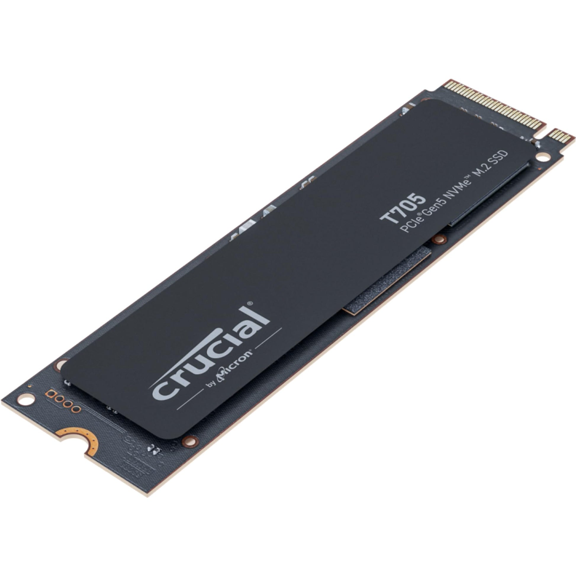 Crucial T705 2TB PCIe Gen5 NVMe M.2 SSD - hasta 14.500 MB/s - Listo para Juegos - Unidad Interna de Estado sólido (PC) - +1mo Adobe CC - CT2000T705SSD3