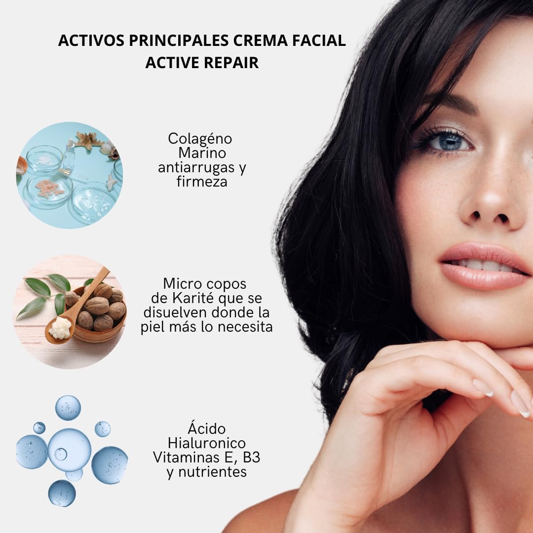 Crema de invierno Antiedad Reafirmante Active Repair Cabina Maya, 50 gms