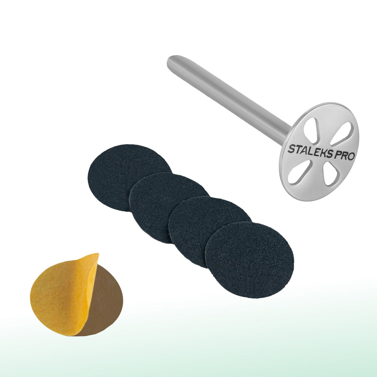 STALEKS PRO PODODISC Disco alargado de pedicura, 0.4 pulgadas, grano 180, 5