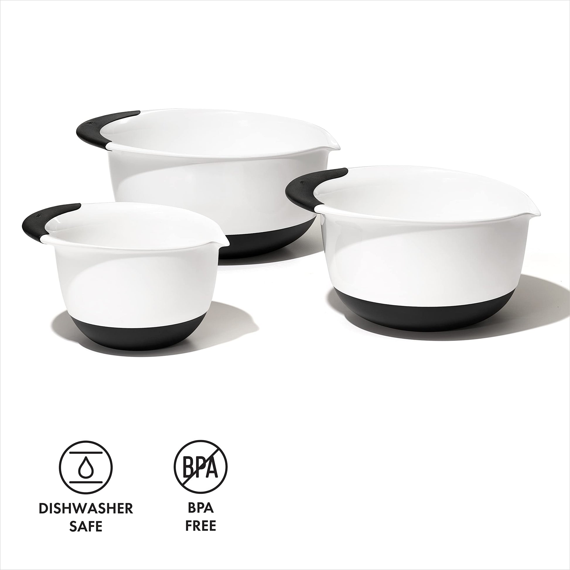 Tazón Plástico y Silicón Oxo Multicolor 4.731 Litros