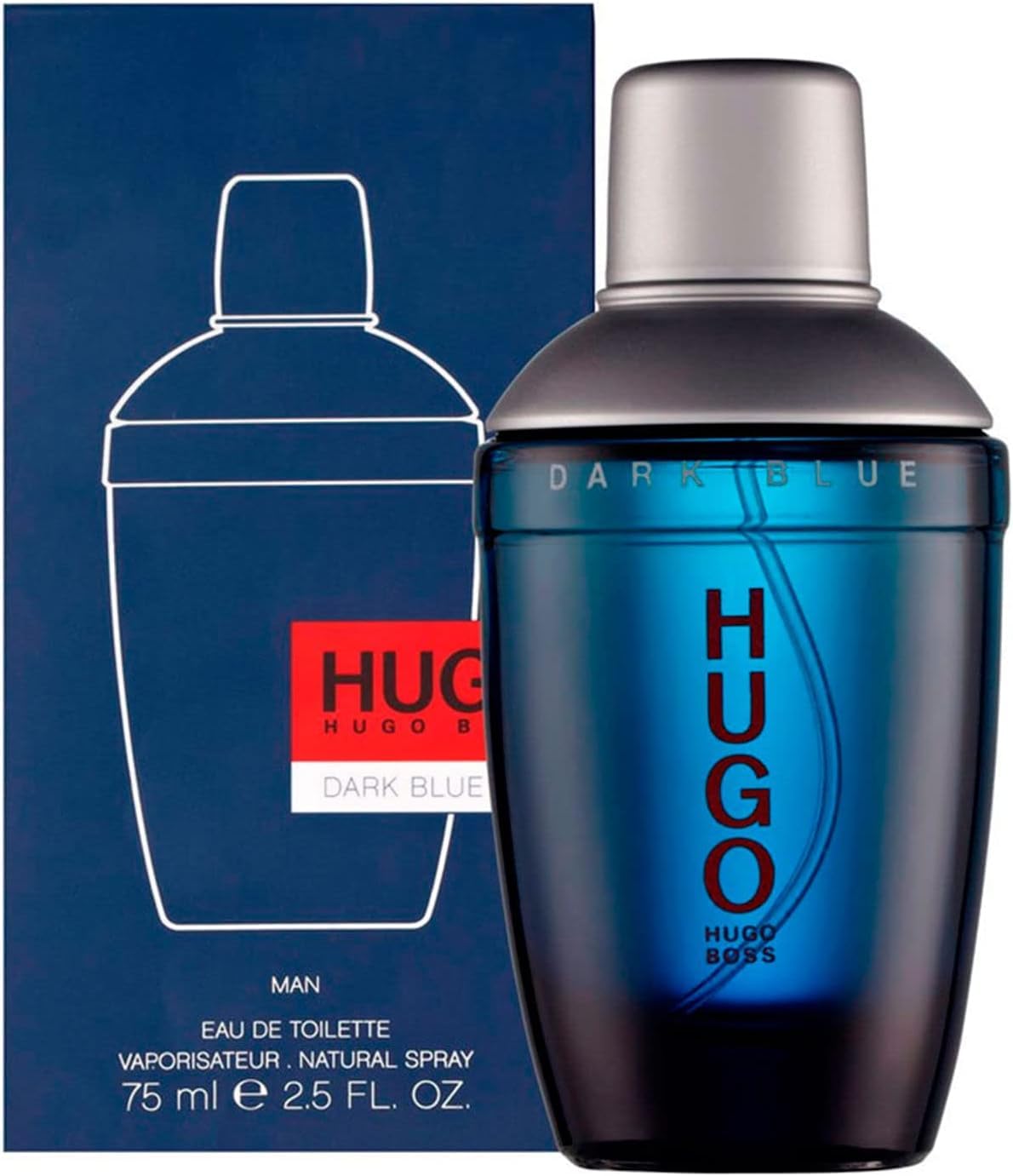 Hugo Boss Hugo Dark Blue for Men EDT Spray 2.5 oz