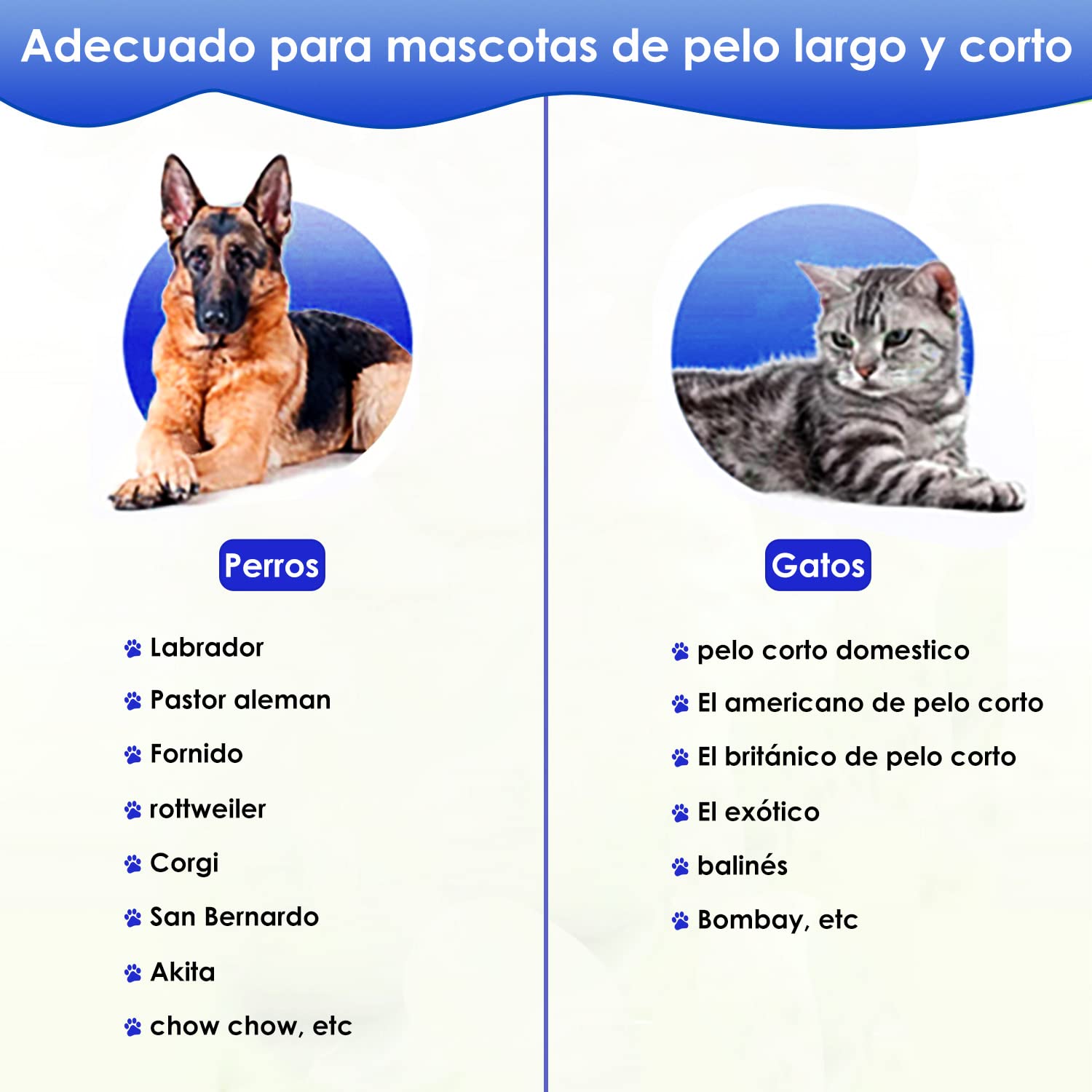 Cepillo Removedor de Pelo SlowTon para Mascotas Grandes, Eficazmente hasta un 95%