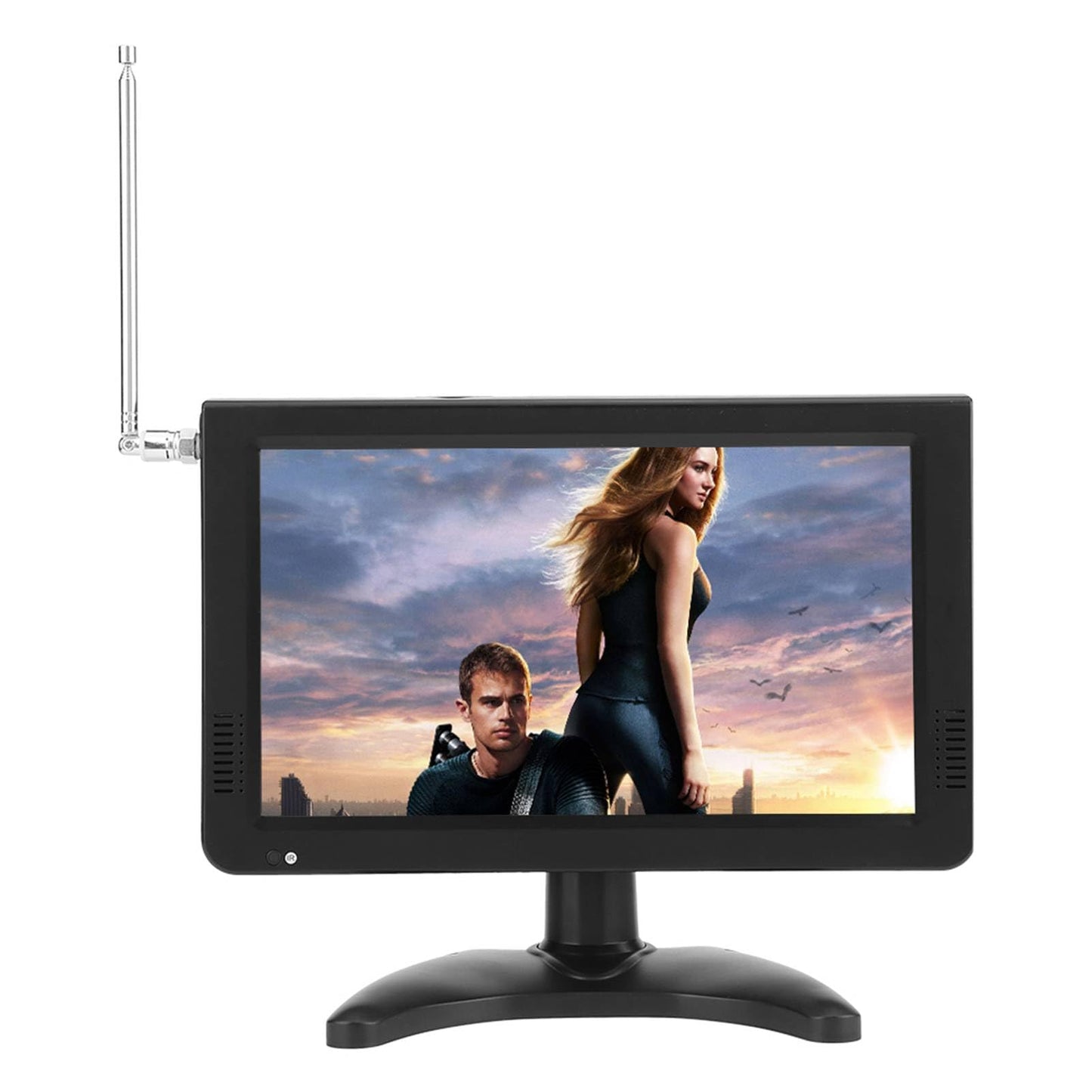 Televisión Digital Portátil ASHATA LEADSTAR 1080P Estéreo para Automóvil 10in LCD con Radio FM y Soporte AV para Cocina