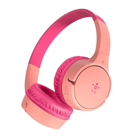 Belkin AUD001BTPK Auriculares para Niños Soundform, Rosa