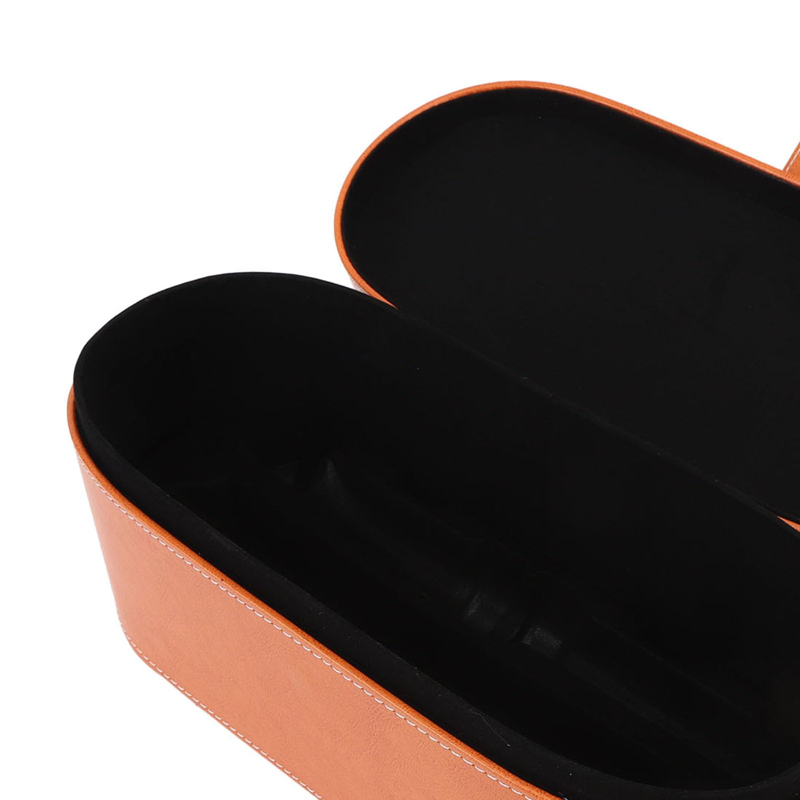 Bolsa de Viaje para Herramientas para el Cabello Resistente a Impactos, Elegante Caja de Almacenamiento de Cuero PU para Secador de Pelo, Portátil e Impermeable, Estuche de Viaje