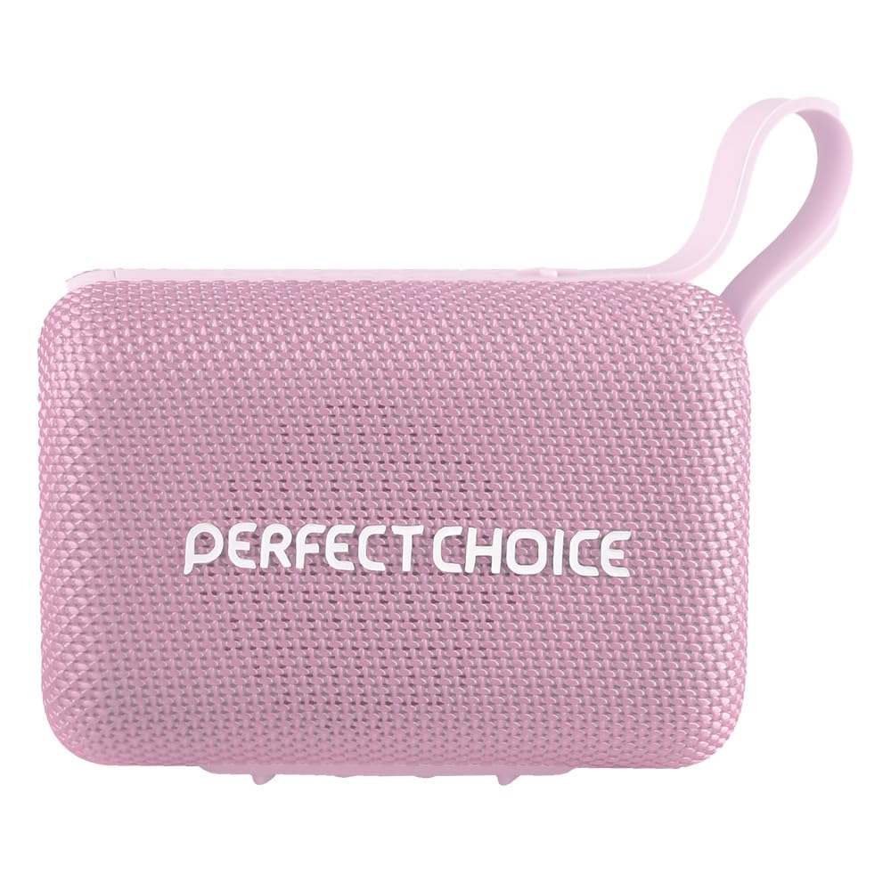 PERFECTCHOICE Bocina Portátil Inalámbrica 35h de Reproducción Sugary (Rosa)