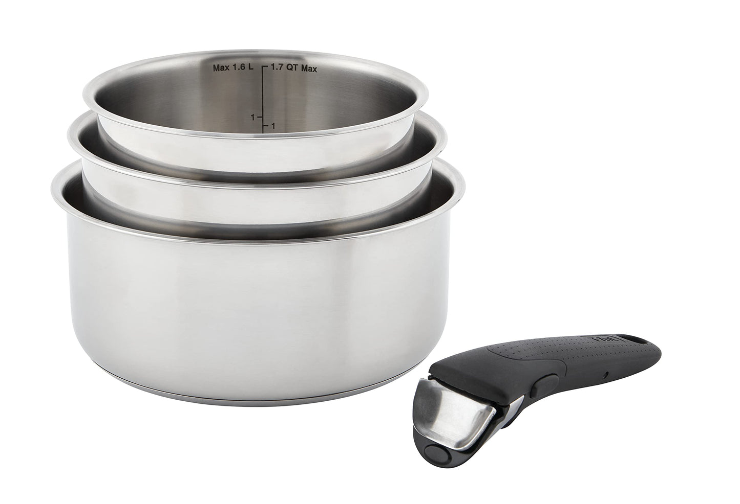 Juego de Utensilios de Cocina T-fal Ingenio Expertise Acero Inoxidable Aptos para Horno y Lavaplatos