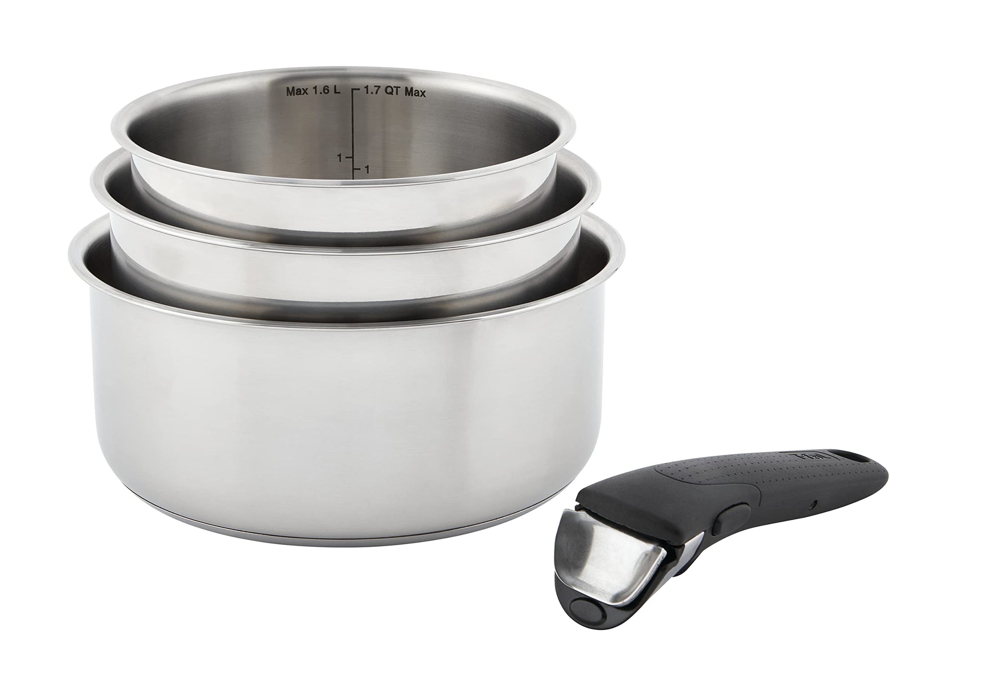 Juego de Utensilios de Cocina T-fal Ingenio Expertise Acero Inoxidable Aptos para Horno y Lavaplatos