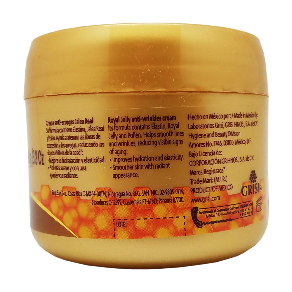 Jalea Real Anti Aging Anti Wrinkles Moisturizing Cream with Elastin 3.8 Oz. by Grisi