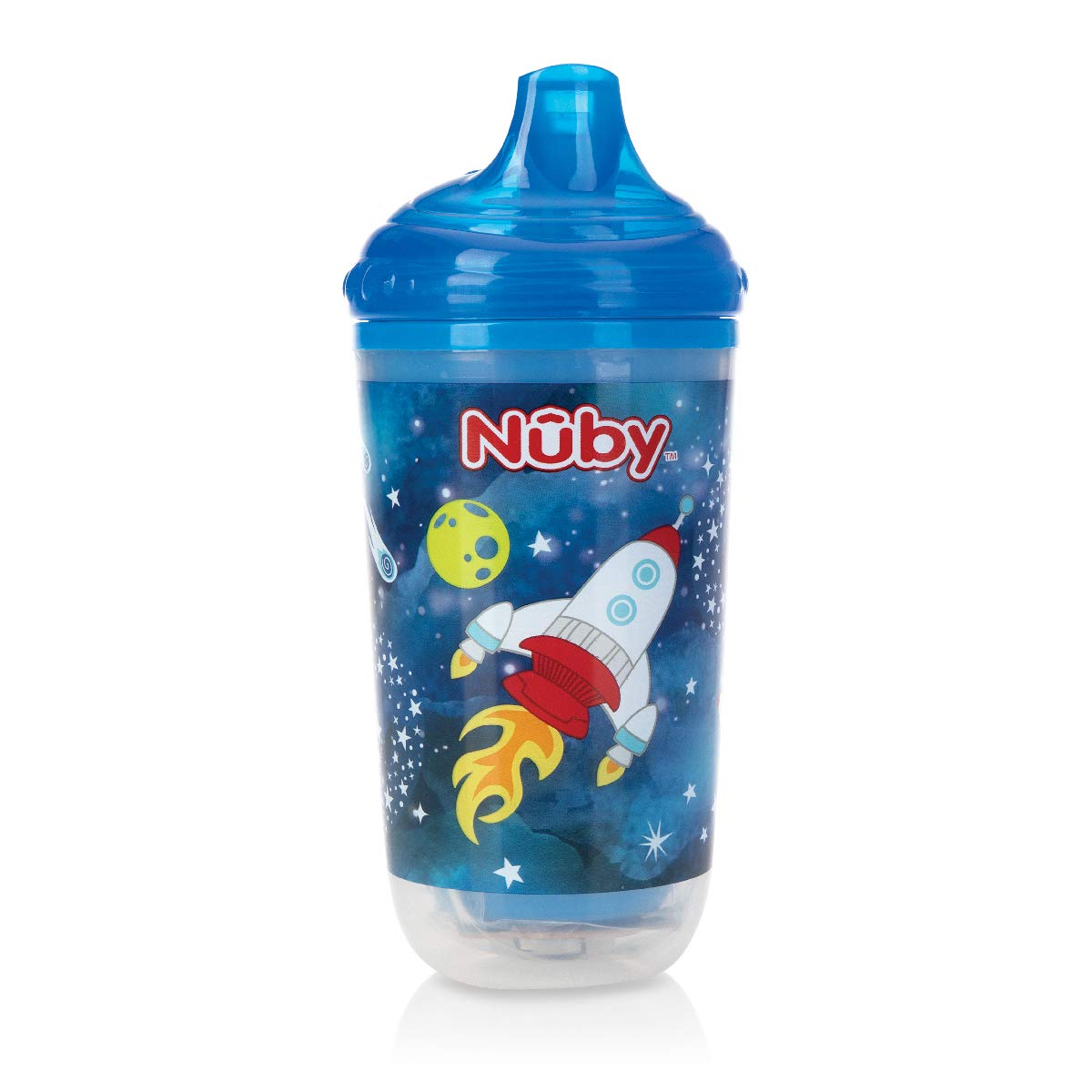 Vaso Nuby Azul Boquilla Dura 10 Oz