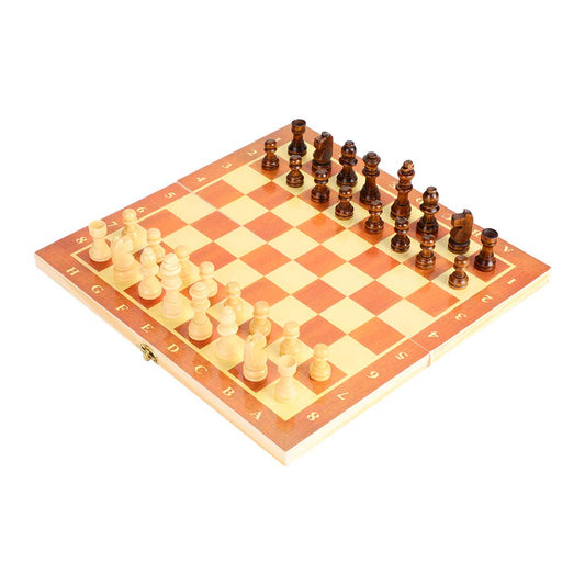 Keenso Juego de ajedrez de, Tablero de ajedrez de portátil Tablero Plegable Juego de ajedrez para Fiestas Actividades Familiares Niños y Adultos