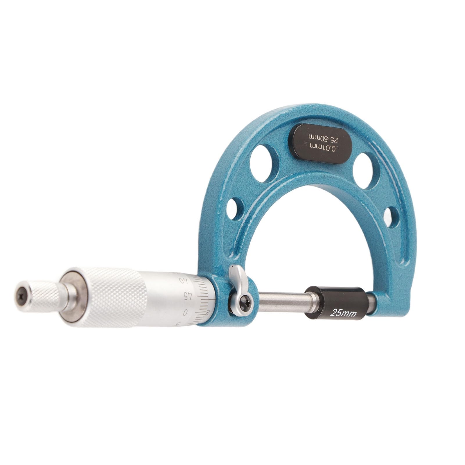 Micrómetro Exterior Precisión 0,01 Mm Acero Inoxidable para Equipos de Maquinaria