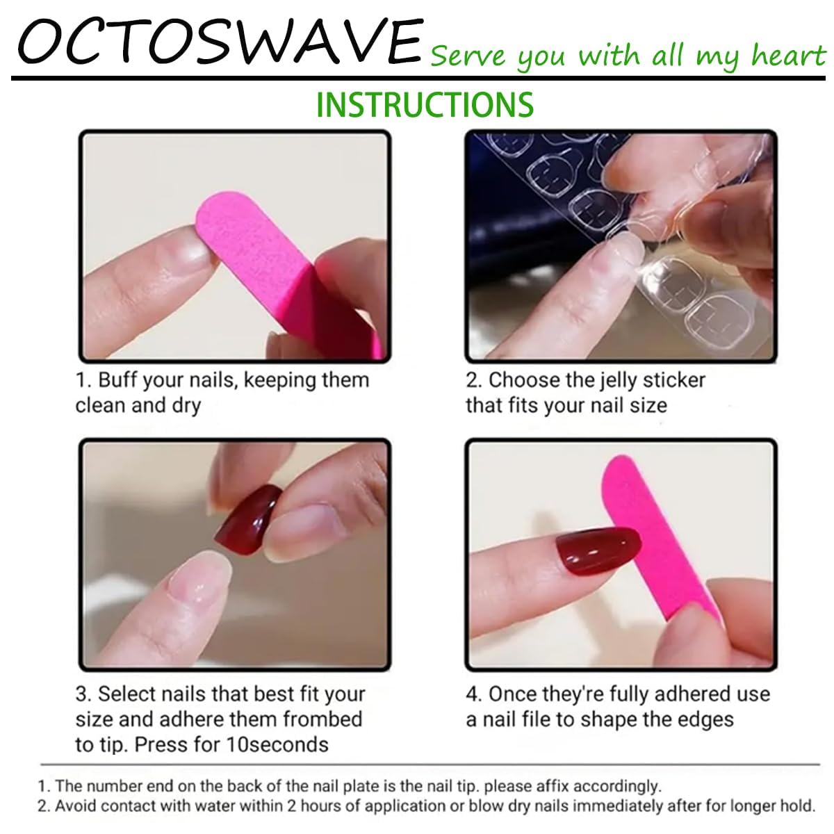 octoswave Uñas postizas cuadradas de presión larga con diseño de flores y leopardo 3D para mujer, 24 unidades