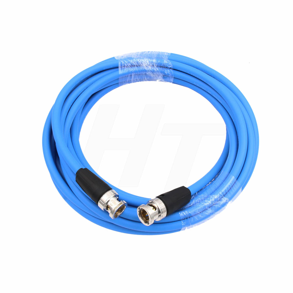 Cable Coaxial de Vídeo HT 12G 4K SDI Canare Azul Blindado Flexible 1,5M