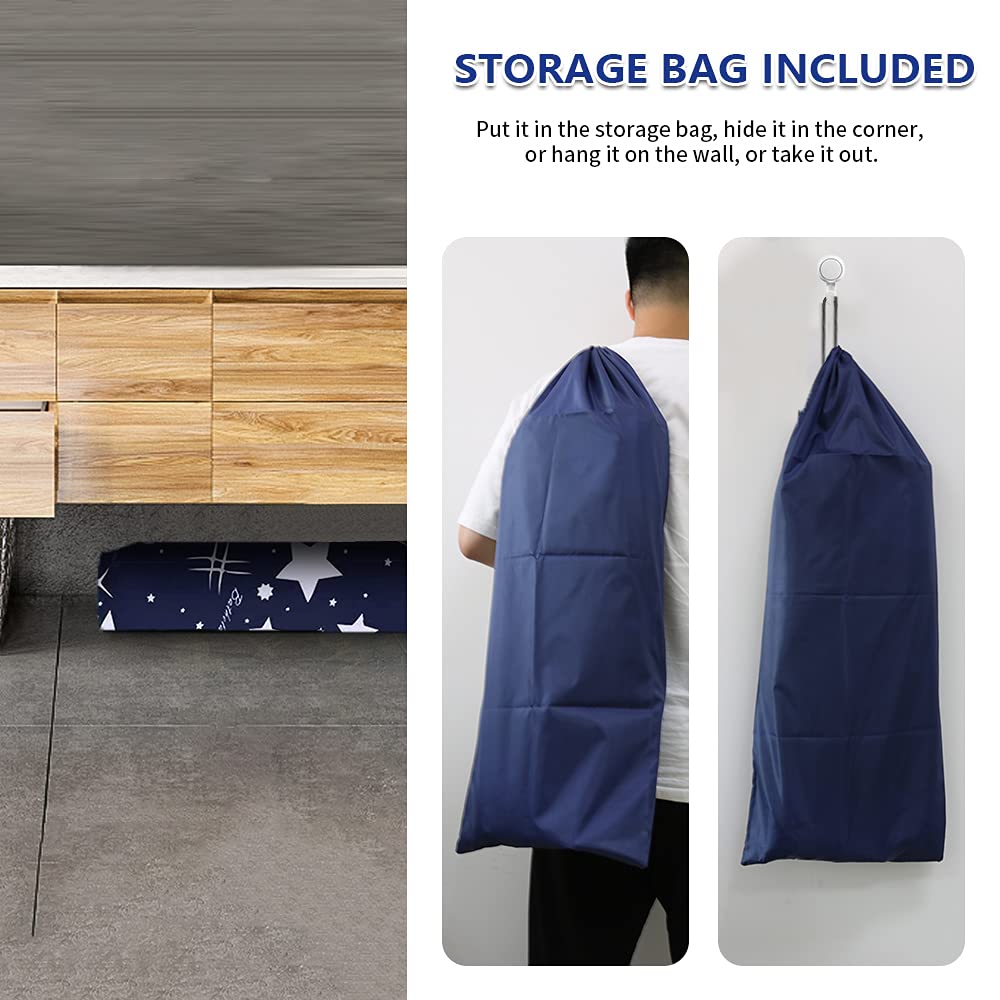 Bañera plegable portátil, bañera de baño ecológica para cabina de ducha (cielo azul -1)