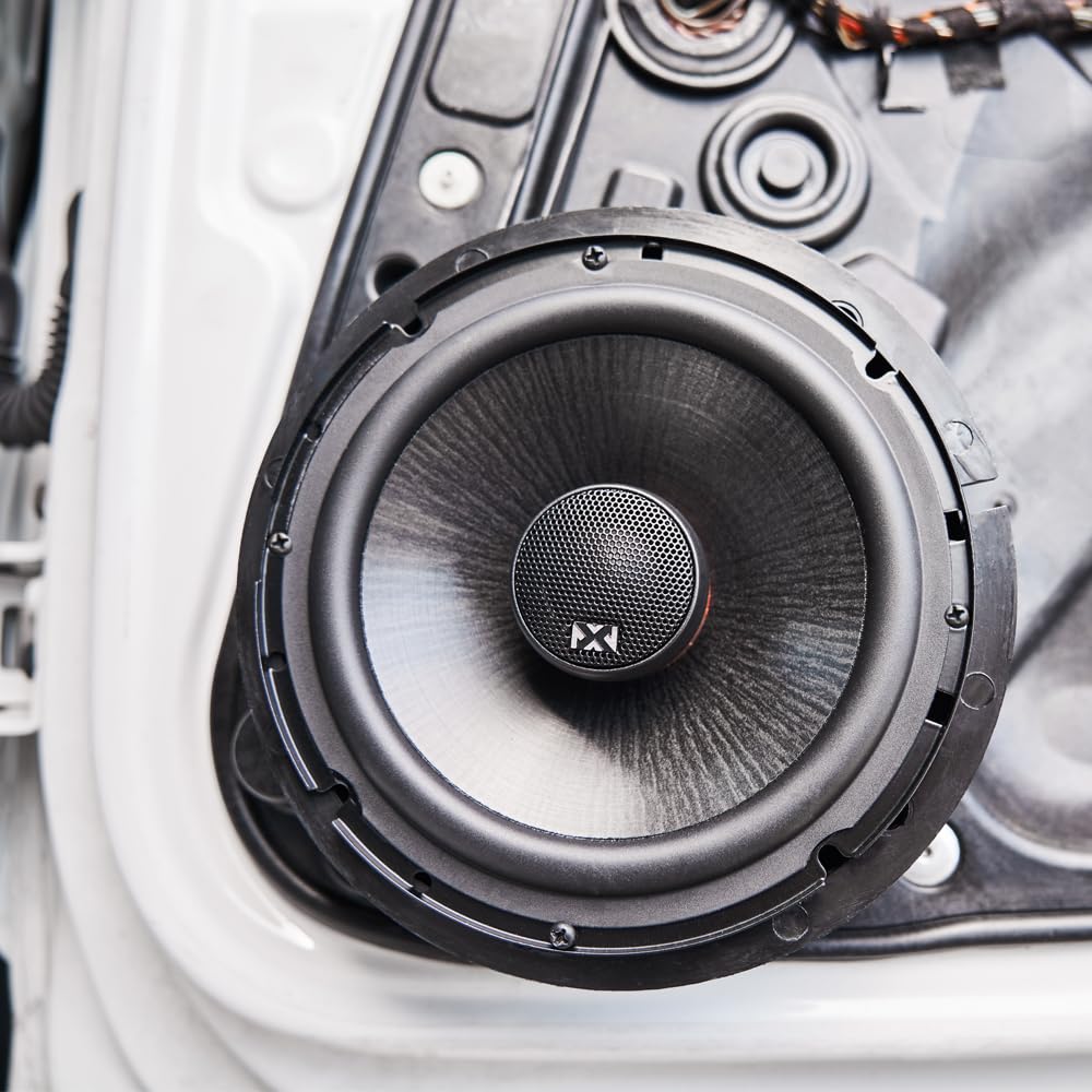 Bocinas Coaxiales para Auto NVX 5.25" V-Series con Tweeters de Domo de Seda 80W RMS (Set de 2)