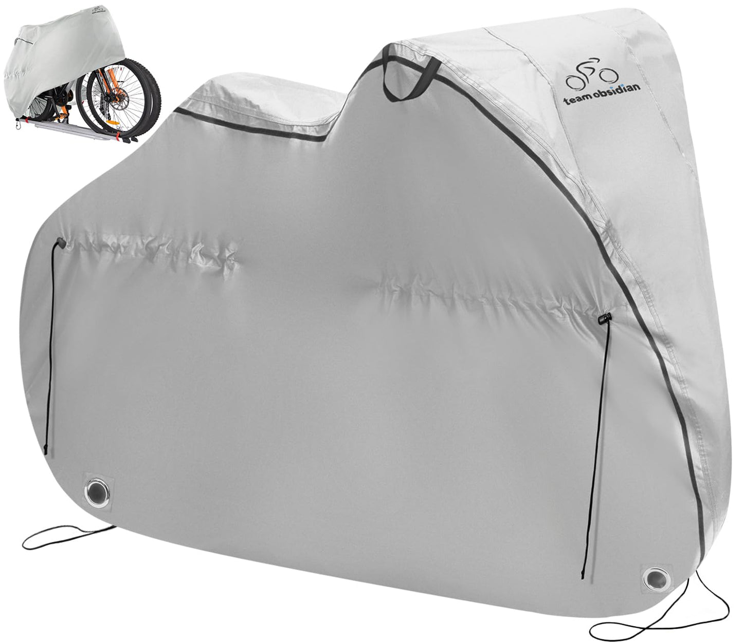 Funda de Bicicleta 300D Gris Talla XL