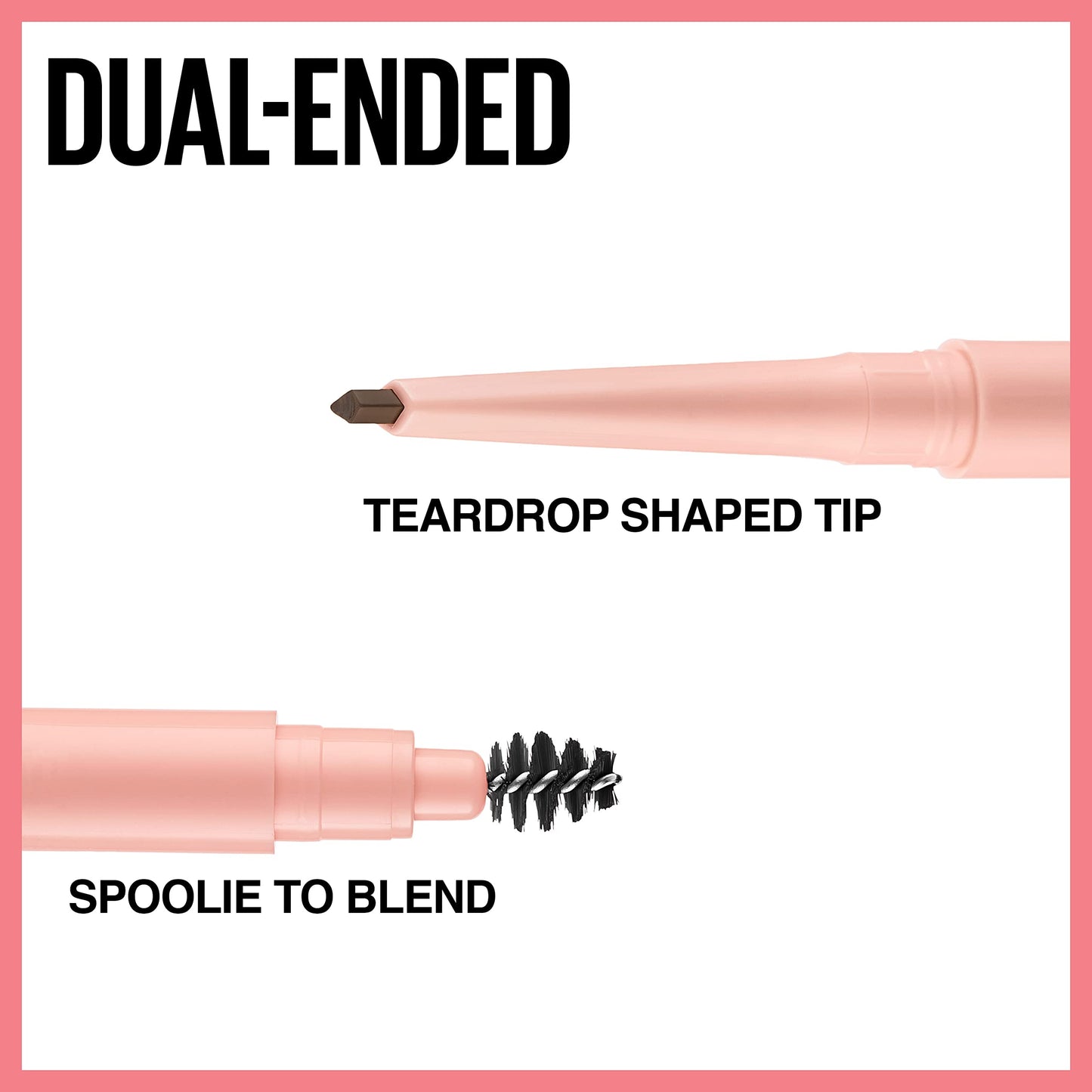 Lápiz para Cejas Maybelline Medium Brown Total Temptation