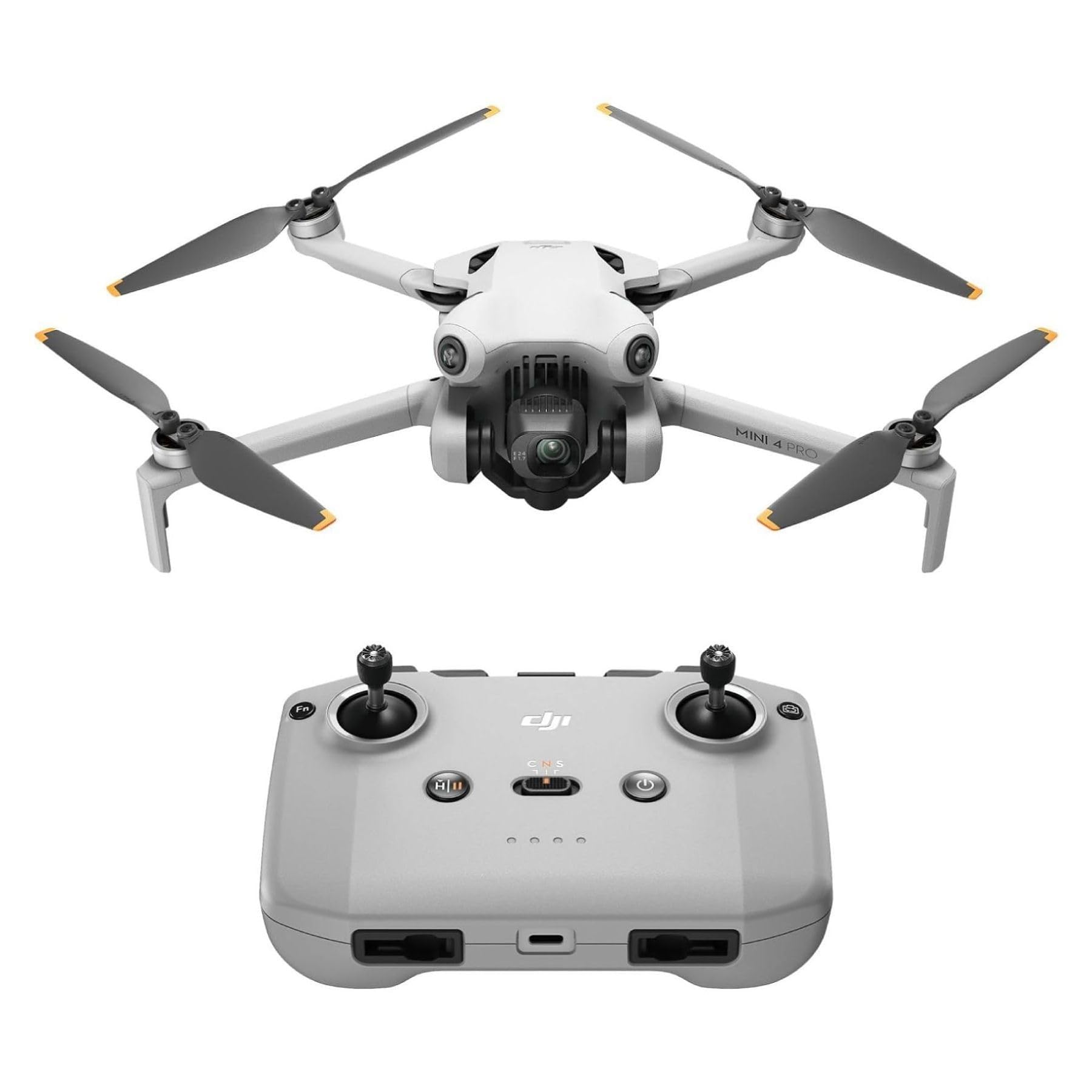 DJI Mini 4 Pro (DJI RC-N2), dron mini plegable con cámara de vídeo 4K HDR para adultos, menos de 249 g, 34 min de tiempo de vuelo, distancia máx. de transmisión de vídeo de 20 km