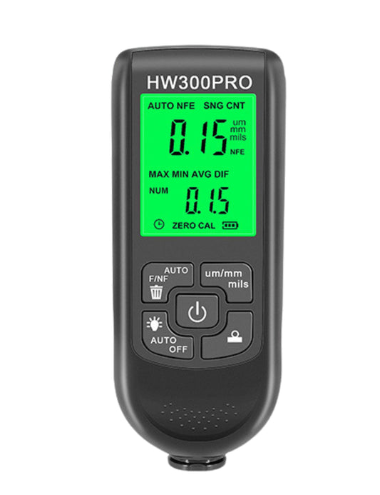 Medidor de Espesor de Recubrimiento Digital ABS con Apagado Automático y Resolución 1um